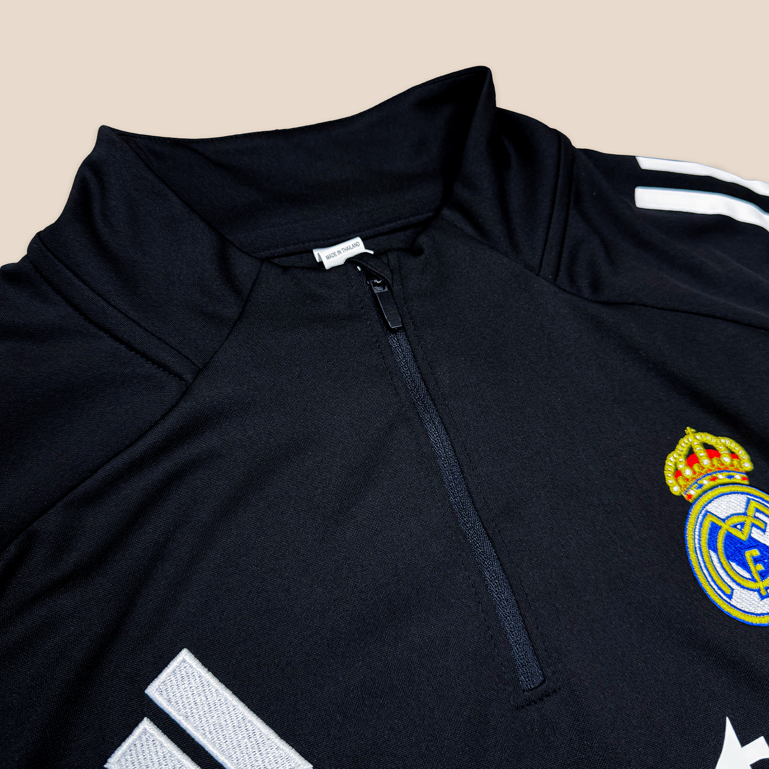 Real Madrid Entrenamiento Negro Larga