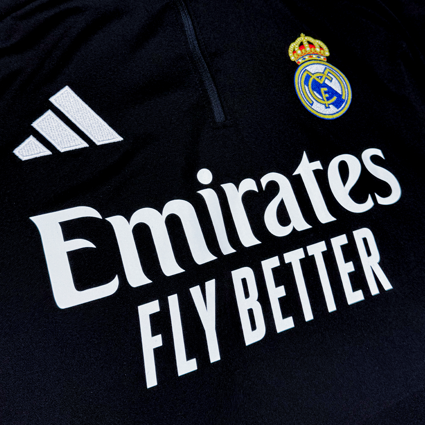 Real Madrid Entrenamiento Negro Larga