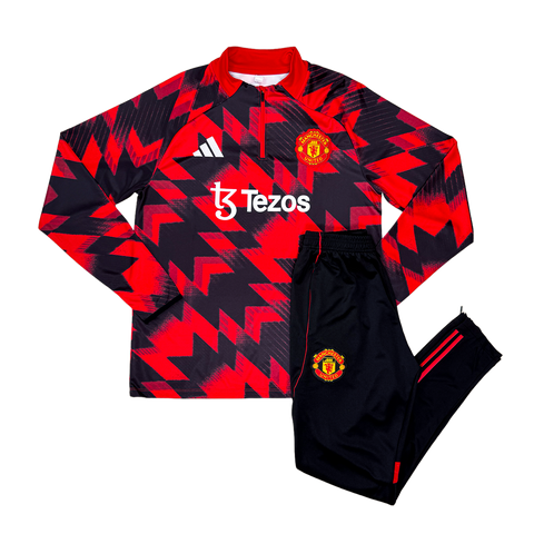 Manchester United Entrenamiento Rojo Larga
