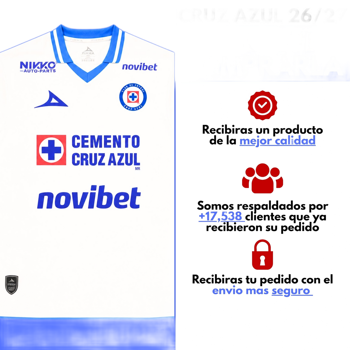 Cruz Azul Visita - 26/27