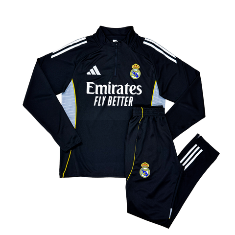 Real Madrid Entrenamiento Negro Larga